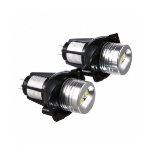 Becurile LED Angel Eyes BMW E90 E91, 6W, aluminiu, lumina rece