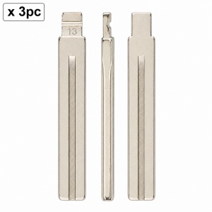 Set 3 lame cheie auto 13# TOY40/TOY48 pentru Hyundai, Toyota si Lexus