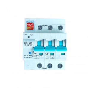 modul siguranta inteligenta Techstar 3P+N trifazat control Tuya Smartlife