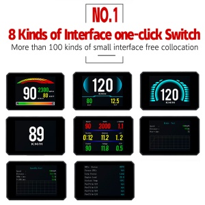 Moduri de afisare personalizate pentru HUD Techstar P16