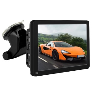 Sistem Multimedia Techstar® Apple Carplay/Android 7096, Ecran Tactil, 7 Inch 1024x600 HD IPS, Bluetooth, Mirror Link, Card TF, USB, AUX, Negru - Img 3