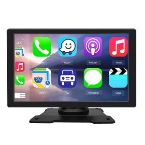 Sistem Multimedia Techstar® Apple Carplay/Android 9001P, Ecran Tactil, 9 Inch 1024x600 HD IPS, Bluetooth, Mirror Link, Card TF, USB, AUX, Negru - Img 4