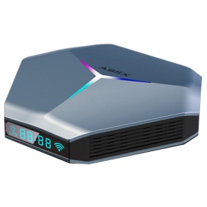 smart TV box Techstar A95X F4 vedere laterala porturi conexiune