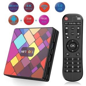 Smart TV Box Mini PC Techstar® HK1 Cool, Android 9, 2GB + 16GB ROM, 4K HDR ,WiFi 5GHz, AV, USB 3.0, RK3318 - Img 2