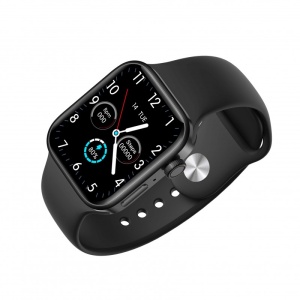 Smartwatch Techstar® Z36, Ecran Touch, IPS 1.75 inch HD, Dock Incarcare Wireless, Bluetooth 4.0, Monitorizare Tensiune, Puls, Temperatura, Negru - Img 3