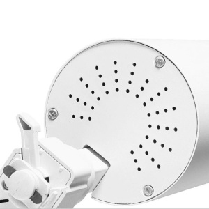 spot LED alb Techstar Tracklights sina RailRacks tip L cu radiator aluminiu vedere spate
