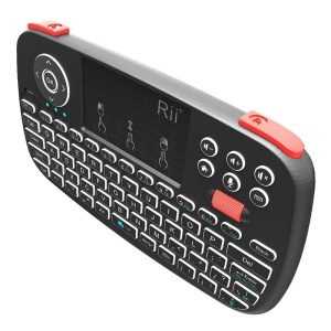 Tastatura Techstar® Rii i4, Dual Mode, Wireless, Bluetooth 3.0, Scroll, TouchPad, Controller, Iluminata - Img 2
