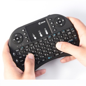 Tastatura Wireless Techstar® i8, Air Mouse, Touchpad, 2.4ghz, pentru Android TV si Mini PC - Img 4