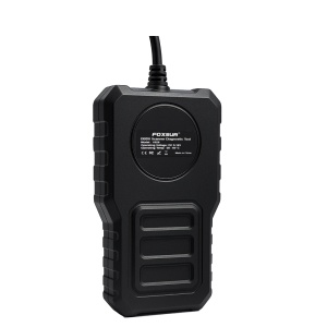 Tester auto diagnoza OBD2 Foxsur V529, test baterie, DTC Lookup, 10 limbi, coduri motor, senzor O2, EVAP, Freeze Frame, I/M, Negru - Img 12