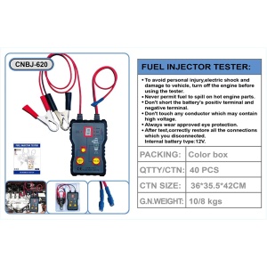 Schema moduri de testare pentru tester injectoare combustibil CNBJ-620