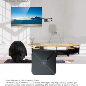 Kit audio Techstar 2-in-1 - Bluetooth 4.2, ieșire stereo, adaptor universal pentru televizoare