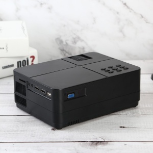 Videoproiector LED Byintek K7 FullHD, Home Cinema, 200 Lumeni, USB, 2x HDMI, AV, Jack Audio cu Focus - Img 3