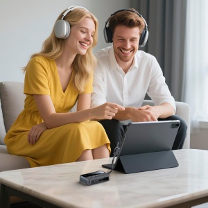 Adaptor Bluetooth 5.4 Dual Pairing pentru conectarea simultana a doua dispozitive