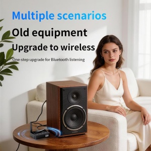Adaptor Bluetooth Techstar pentru boxe si sisteme Hi-Fi cu redare audio wireless