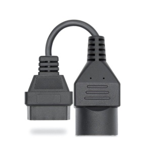 Adaptor Mazda 17 pini la OBD2 16 pini, conectori dreptunghiulari negri