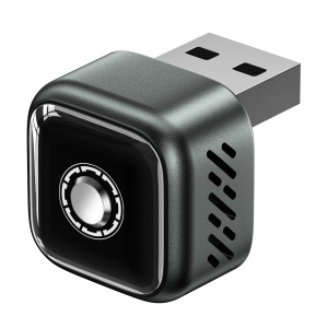 Adaptor CarPlay wireless Techstar B12, design compact cu mufa USB (vedere 3D)