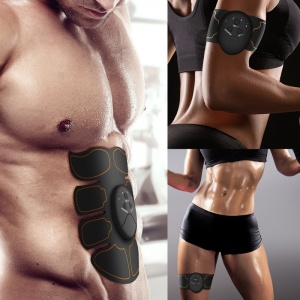Aparat Smart Fitness EMS Tonifiere Muschi si Slabire, pt. Abdomen si Brate cu Electrostimulare - Img 7
