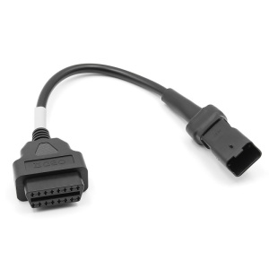 cablu adaptor Techstar OBD2 4 pini la 16 pini Ducati negru