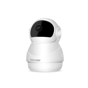 Camera Supraveghere IP Techstar® IC40, Hotspot Wireless, Night Vision, IR-CUT, Detectare Miscare, Salvare Inregistrari pe MicroSD Card sau Cloud, Rotire Orizontal si Vertical, Conexiune Hotspot Wireless, FullHD 1080P 2MP - Img 1