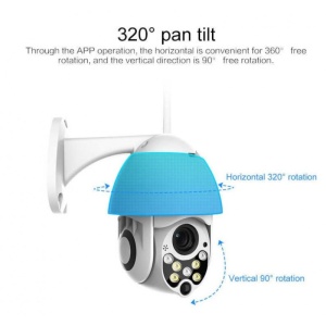 Camera Supraveghere PTZ IP Wi-fi Techstar® P11, Outdoor Speed Dome, Wireless, Wateproof, 320°, 1080p - Img 7