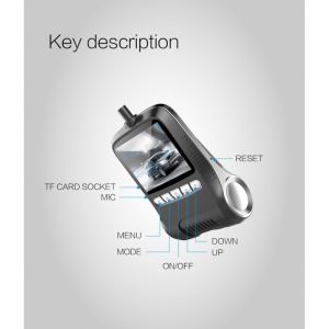 Camera Video Auto DVR Techstar® KL501 FullHD, NT96658, cu Night Vision, WiFi App Android & iOS, Unghi 170° - Img 6