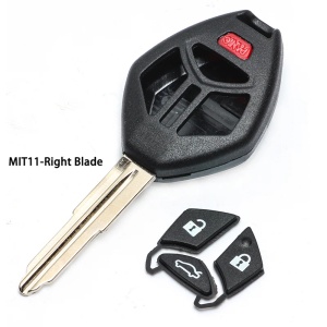 carcasa cheie auto pliabila techstar compatibila mitsubishi cu lama detasabila si butoane functionale