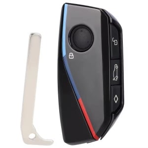 Carcasa cheie auto Techstar® BMW M Style, compatibila BMW i7, X7 G07 LCI, iX I20, X1 U11, Seria 7 G70, G09, XM U06, G81 M3