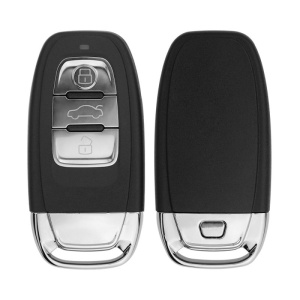 Set carcasa cheie auto Techstar Audi, 3 butoane, cu lama metalica inclusa