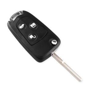 Carcasa cheie auto Ford, 3 butoane, lama pivotanta, compatibila Mondeo, Fiesta, Focus, Galaxy, Kuga, C-Max