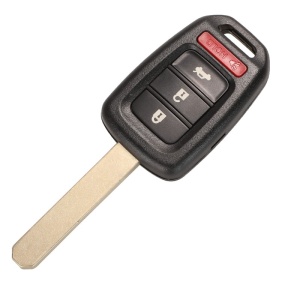 Carcasa cheie auto Techstar compatibila Honda Accord Civic CR-V Pilot Fit, 4 butoane, cu lama metalica tip standard