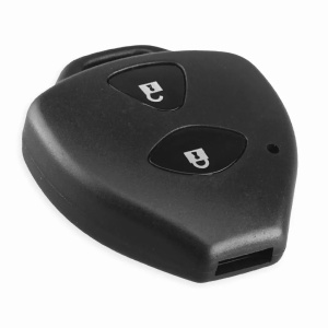cheie techstar auto 2 butoane toyota compatibil corolla camry avensis rav4 yaris model negru