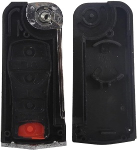 Carcasa cheie auto Techstar compatibila Infiniti FX35 2003-2009 QX4 Nissan Murano 4 butoane tip flip briceag vedere interior