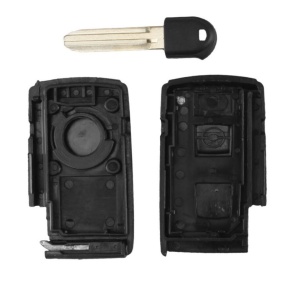 Carcasa cheie auto Techstar pentru Toyota 2 butoane compatibila Corolla Prius Camry RAV4 vedere fata si spate