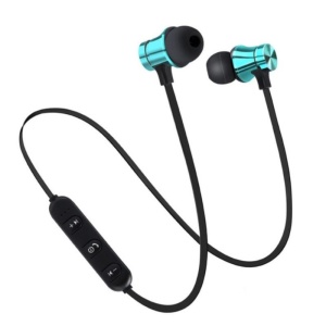 Casti Wireless Bluetooth Sport BT4, Waterproof, Tip In-Ear Headset, Microfon Incorporat, Albastru - Img 1