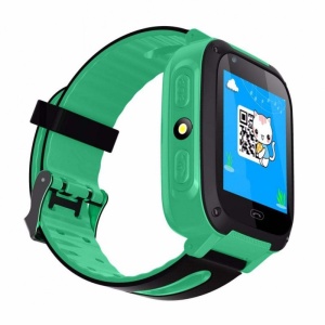 Ceas Smartwatch Copii Techstar® Q9, Slot Cartela SIM, GPS Tracker, Buton Urgenta SOS, Monitorizare Live, Apelare, Verde - Img 5