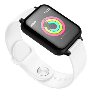 Ceas Smartwatch Techstar® B57, Waterproof IP65, Fitness Tracker Unisex, Monitorizare Puls, Bluetooth, Alb - Img 2