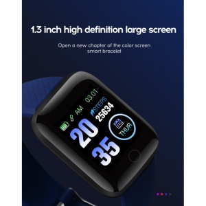 Ceas Smartwatch Techstar® D13, Negru, Bluetooth 4.0, Compatibil Android & iOS, Unisex, Rezistent la Apa - Img 3