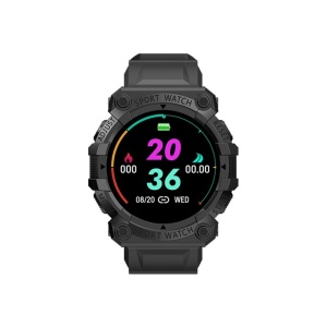 Ceas Smartwatch Techstar® FD68, 1.3" IPS, Design Sport, Bluetooth 4.0, Monitorizare Tensiune, Puls, Negru - Img 2