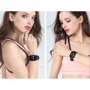Ceas Smartwatch Techstar® I5 S, 1.3 inch OLED, Bluetooth 4.0 + EDR, Monitorizare Tensiune, Puls, Oxigenare Sange, Mov, Bratara Metal, Inchidere Magnetica - Img 5