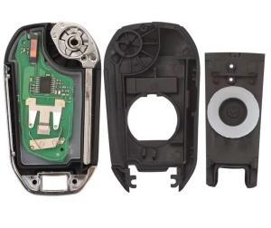 set complet cheie auto techstar citroen peugeot cu cip si carcasa 3 butoane