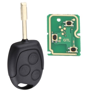 Cheie auto Ford cu cip transponder si placa electronica, 433Mhz