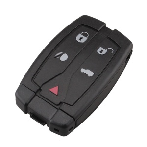 Cheie auto Land Rover 5 butoane, carcasa neagra rezistenta