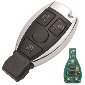 cheie mercedes 3 butoane cu placa electronica bga be nec 433mhz compatibila mai multe modele