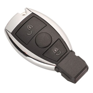 cheie auto completa mercedes 2 butoane bga 433mhz cu carcasa si electronica
