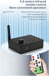 Convertor Audio Digital la Analog Techstar DAC 192KHz cu antena si telecomanda