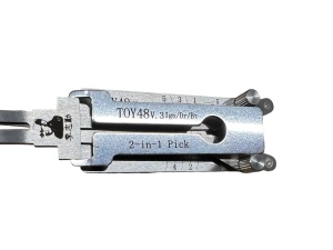 Decodor Lishi TOY48 v3 vedere frontala, compatibil Toyota Lexus Subaru