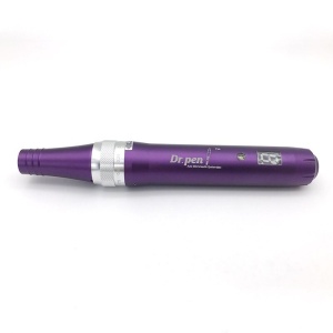 DermaPen Techstar® Dr Pen Premium X5, 2 Capete de Rezerva, Ace Otel Inoxidabil, Corp Aliaj, Ergonomic, Regenerare Piele, Lifting, Viteza Reglabila, 5 Viteze, Purpuriu - Img 3