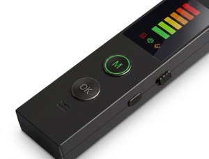 Detector portabil Techstar K15 cu indicator LED color pentru intensitatea semnalului detectat