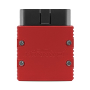Tester OBDII KONNWEI KW902, vedere laterala, rosu