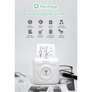 Imprimanta Mini de Buzunar Portabila, Aplicatie Smartphone, Bluetooth, Fotografii cu Printare Termica - Img 5